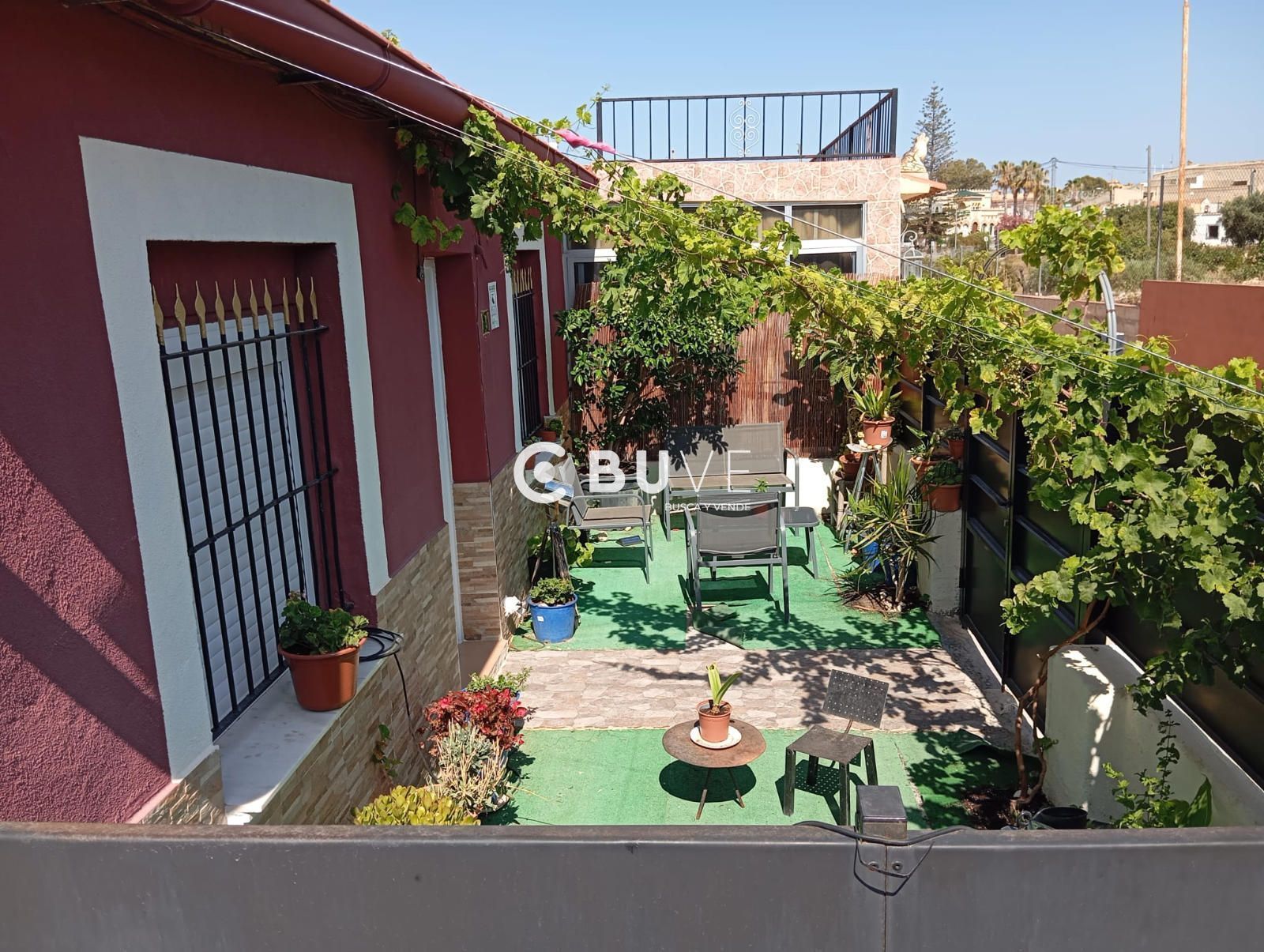 Terrace of House or chalet for sale in Alicante / Alacant  with Heating, Swimming Pool and Furnished
