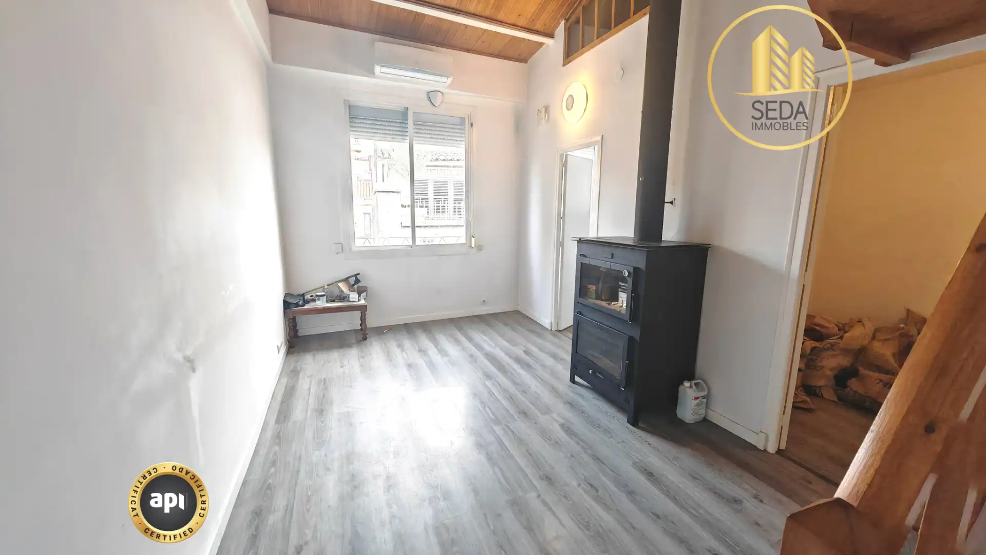 Living room of Flat for sale in Terrassa  with Air Conditioner, Heating and Parquet flooring