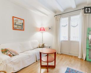 Sala d'estar de Pis de lloguer en  Barcelona Capital amb Aire condicionat, Calefacció i Moblat