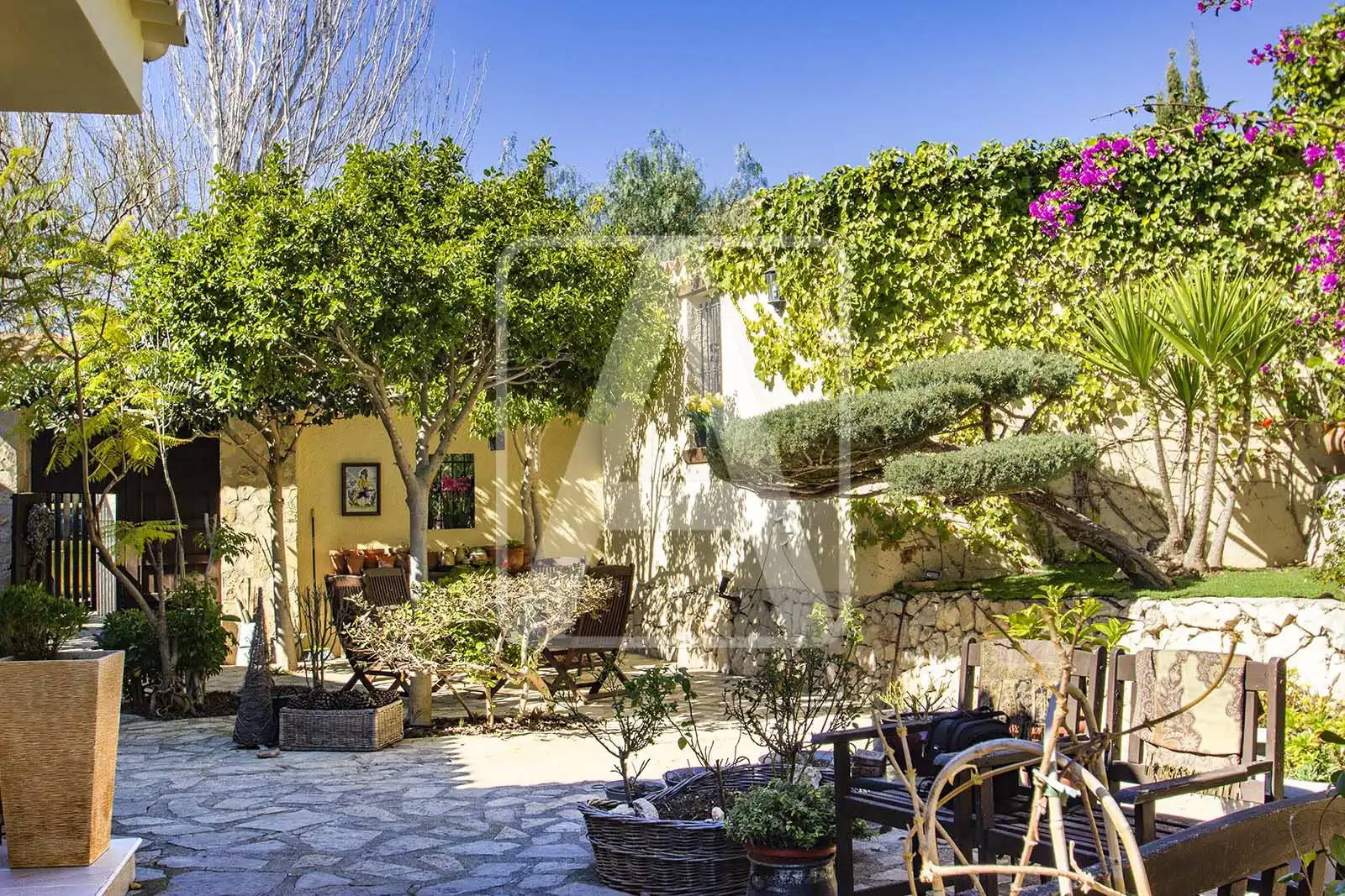 Jardí de Finca rústica en venda en Calpe / Calp amb Aire condicionat, Calefacció i Jardí privat