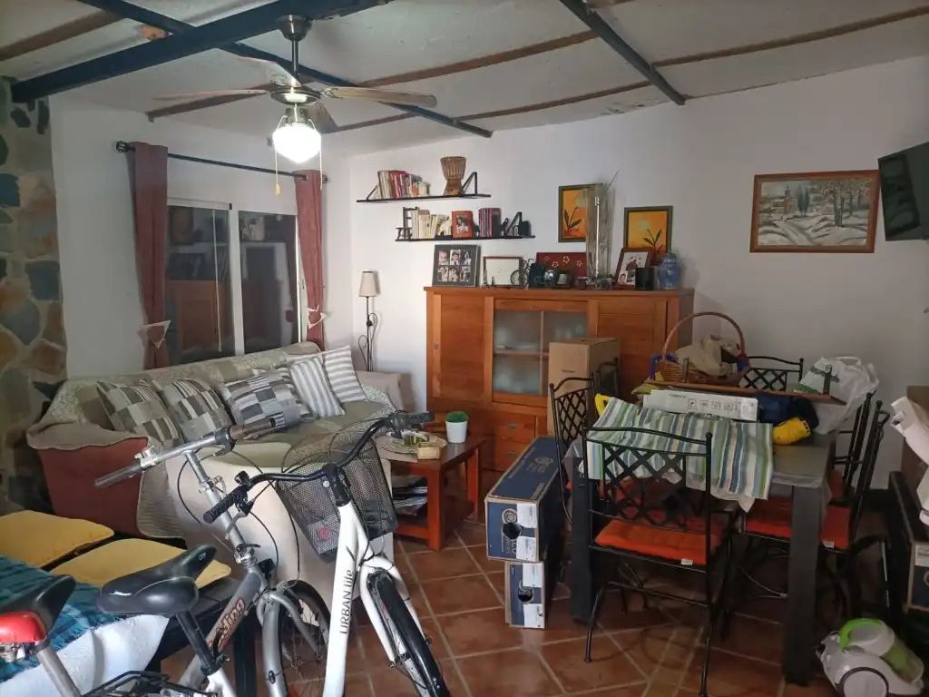 Sala d'estar de Casa adosada en venda en Badajoz