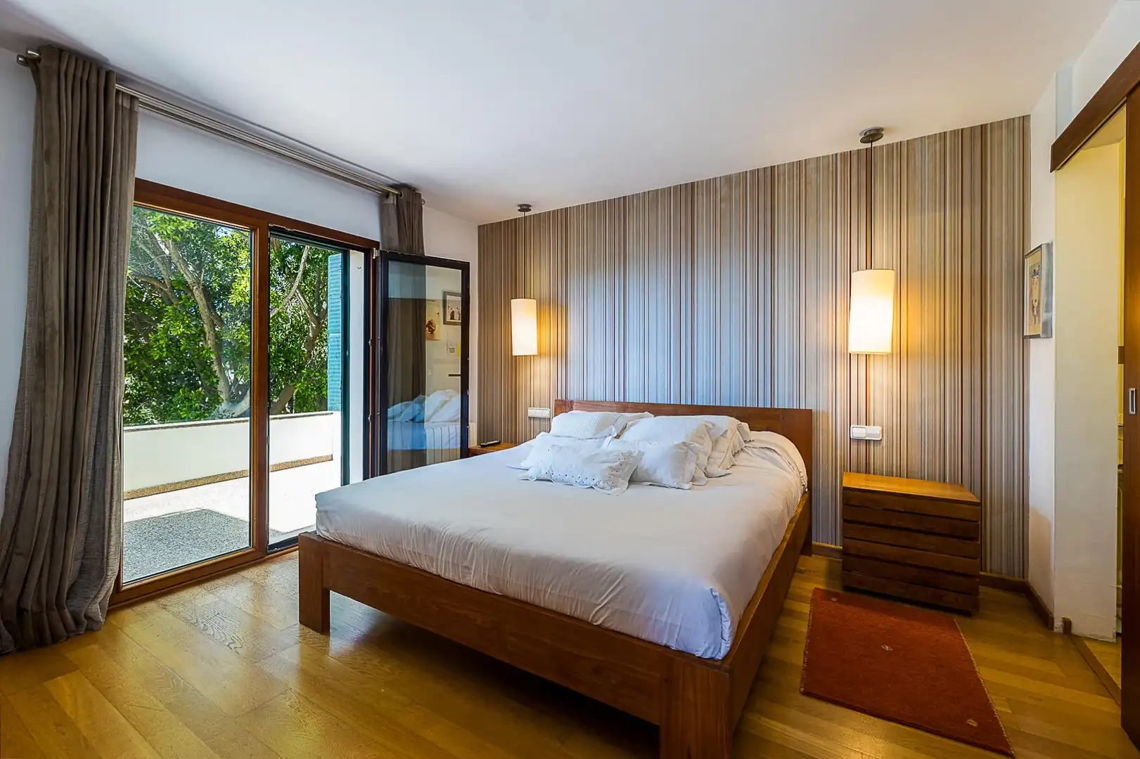 Dormitori de Casa o xalet en venda en  Palma de Mallorca amb Aire condicionat, Jardí privat i Terrassa
