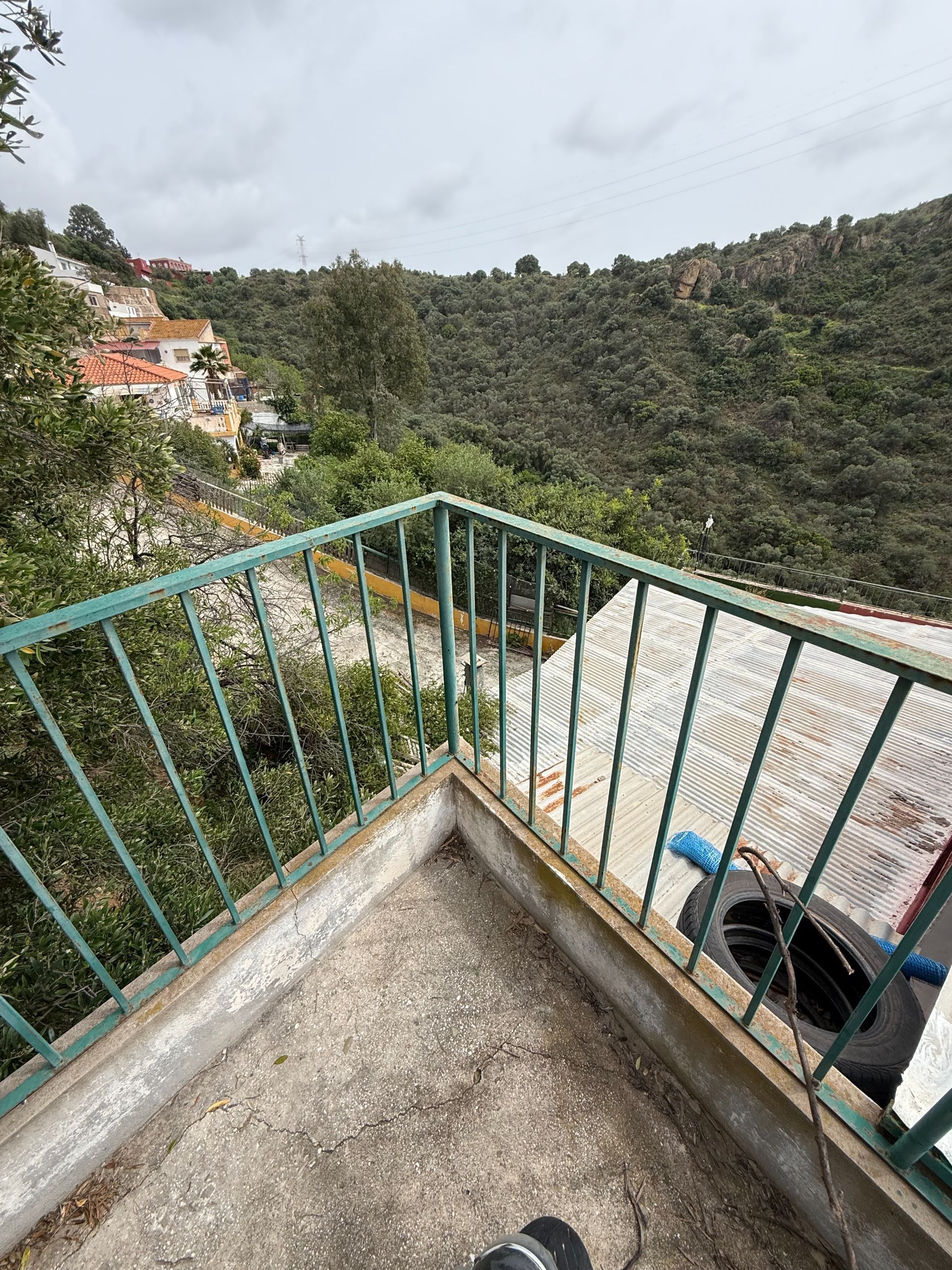 Balcony of Country house for sale in Málaga Capital  with Air Conditioner, Heating and Private garden