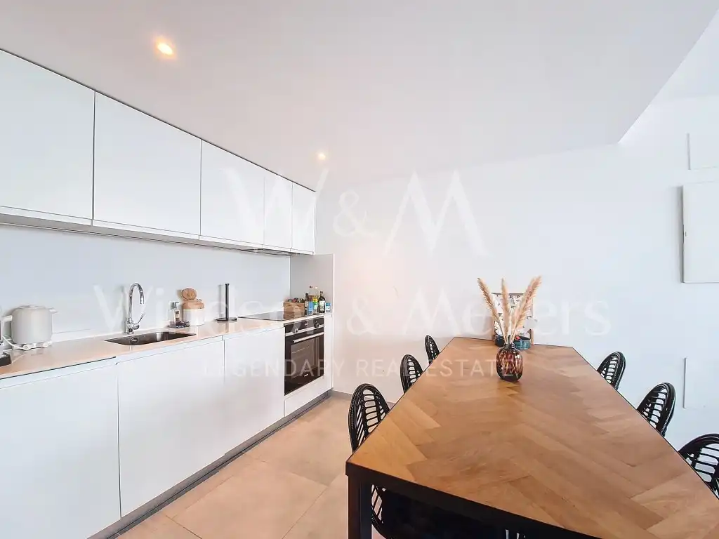 Cuina de Apartament en venda en Sant Josep de sa Talaia amb Aire condicionat, Piscina i Moblat