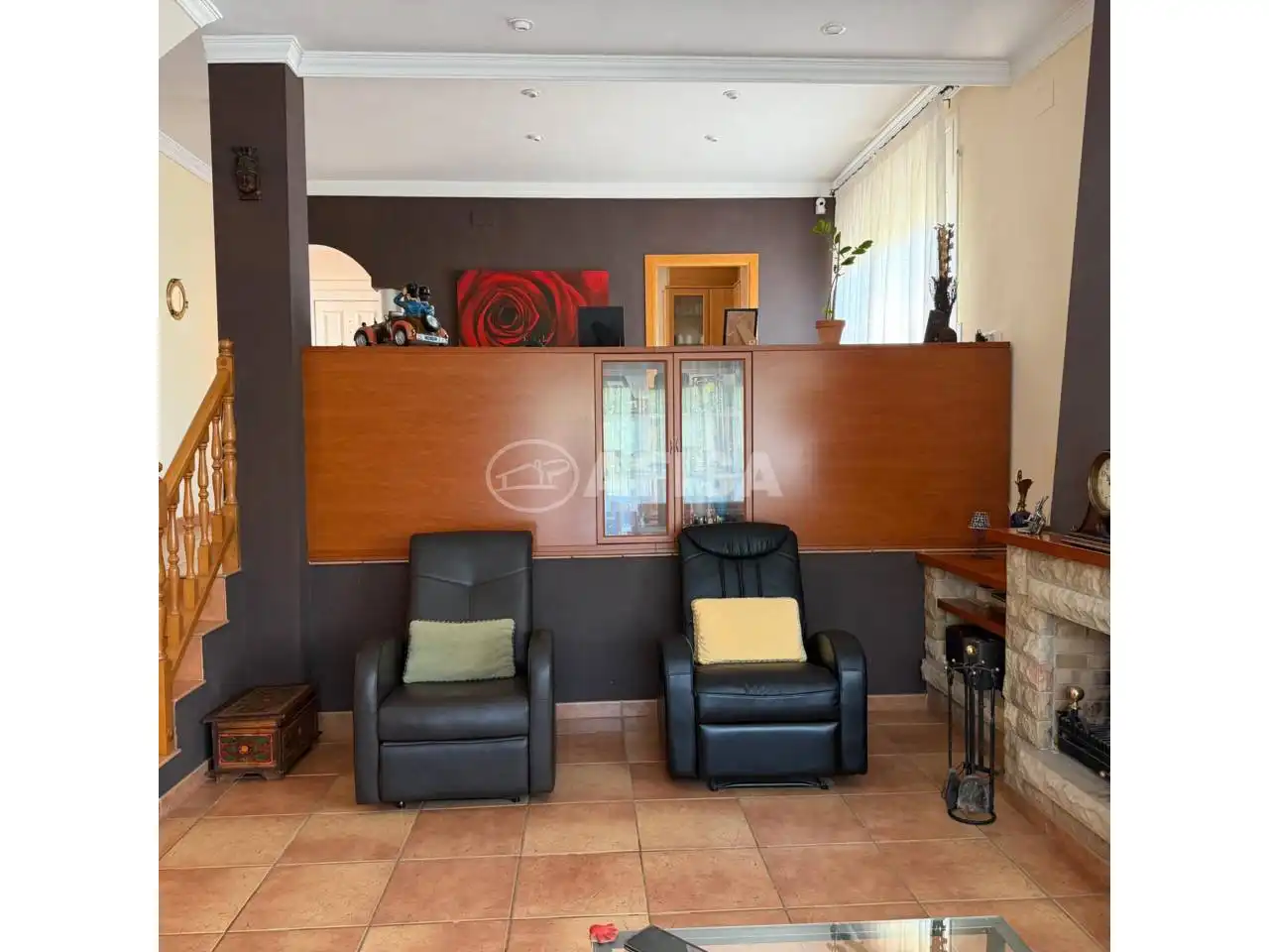 Sala de estar de Casa o chalet en venta en Cànoves I Samalús con Aire acondicionado, Calefacción y Jardín privado