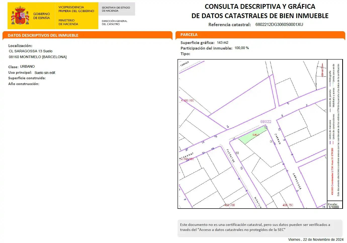Terreno residencial en venta en Carrer Saragossa 11, imagen 13