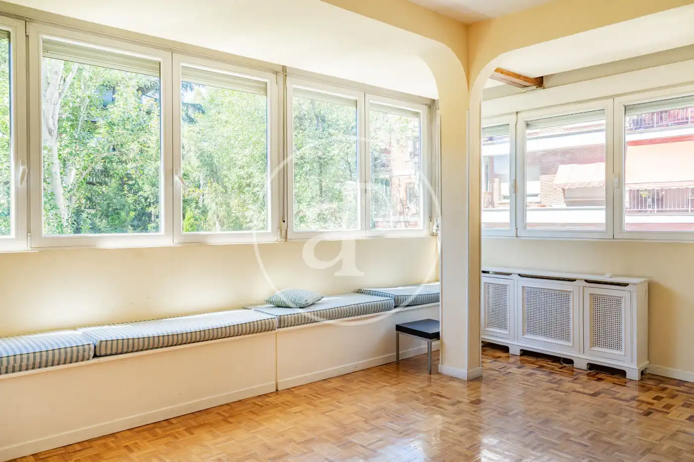 Habitación de Piso de alquiler en Madrid con Aire acondicionado, Calefacción y Jardín privado