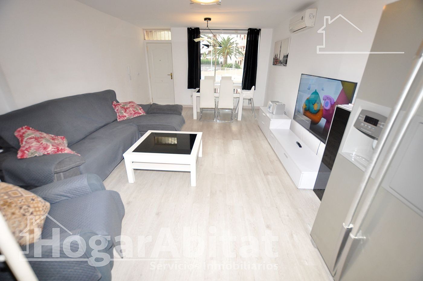 Living room of Flat for sale in La Pobla de Farnals  with Air Conditioner, Heating and Private garden