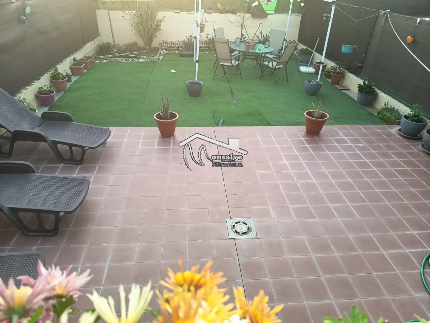Terraza de Casa adosada en venta en Yeles con Aire acondicionado, Calefacción y Jardín privado