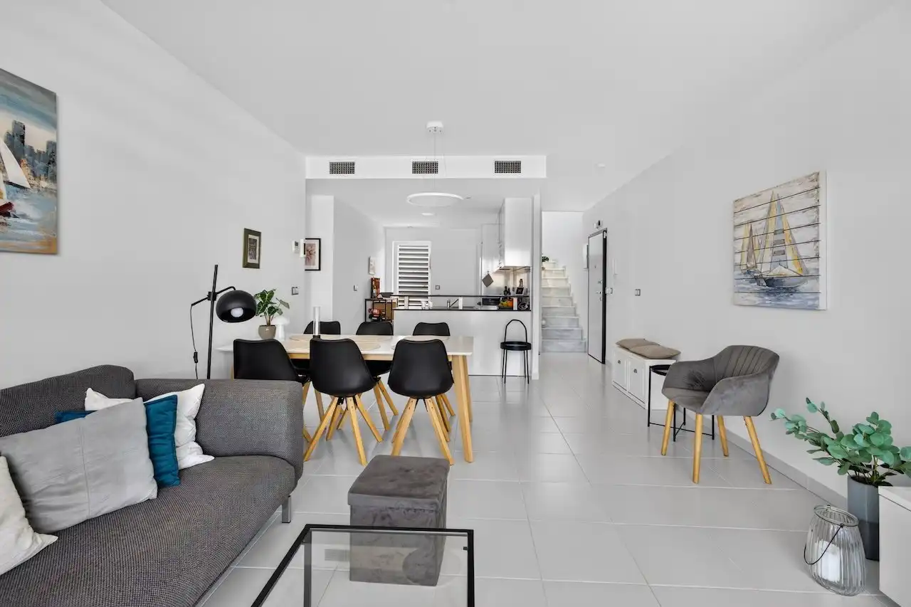 Sala de estar de Ático en venta en Elche / Elx con Aire acondicionado, Calefacción y Jardín privado