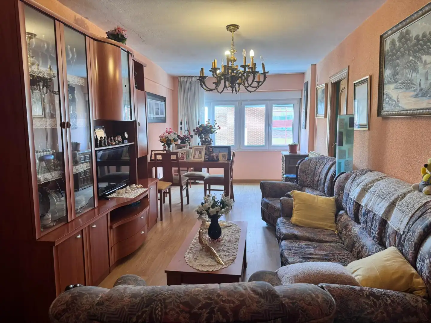 Sala de estar de Piso en venta en Palencia con Calefacción