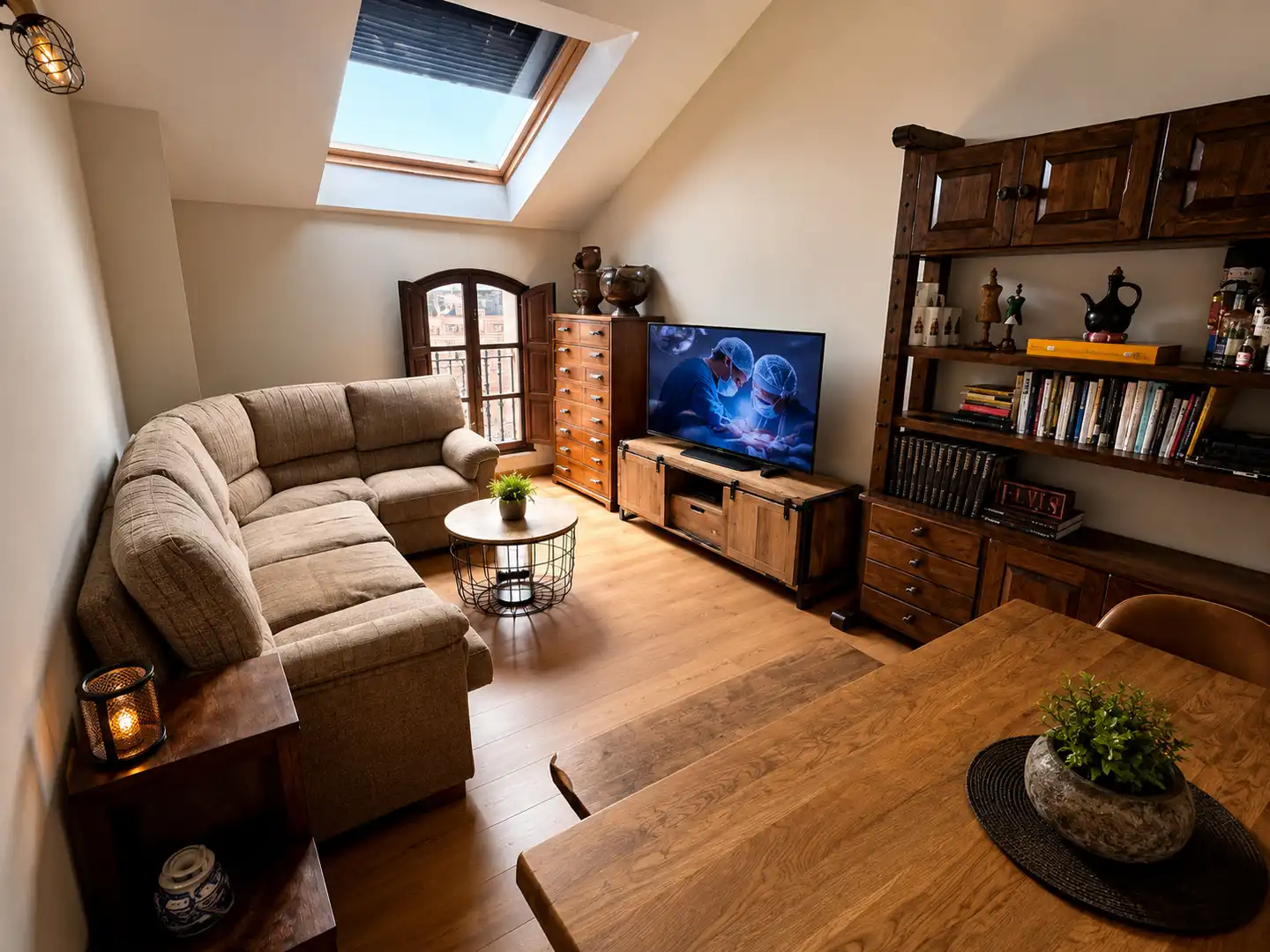 Living room of Flat for rent in Torrelavega   with Heating, Terrace and Storage room
