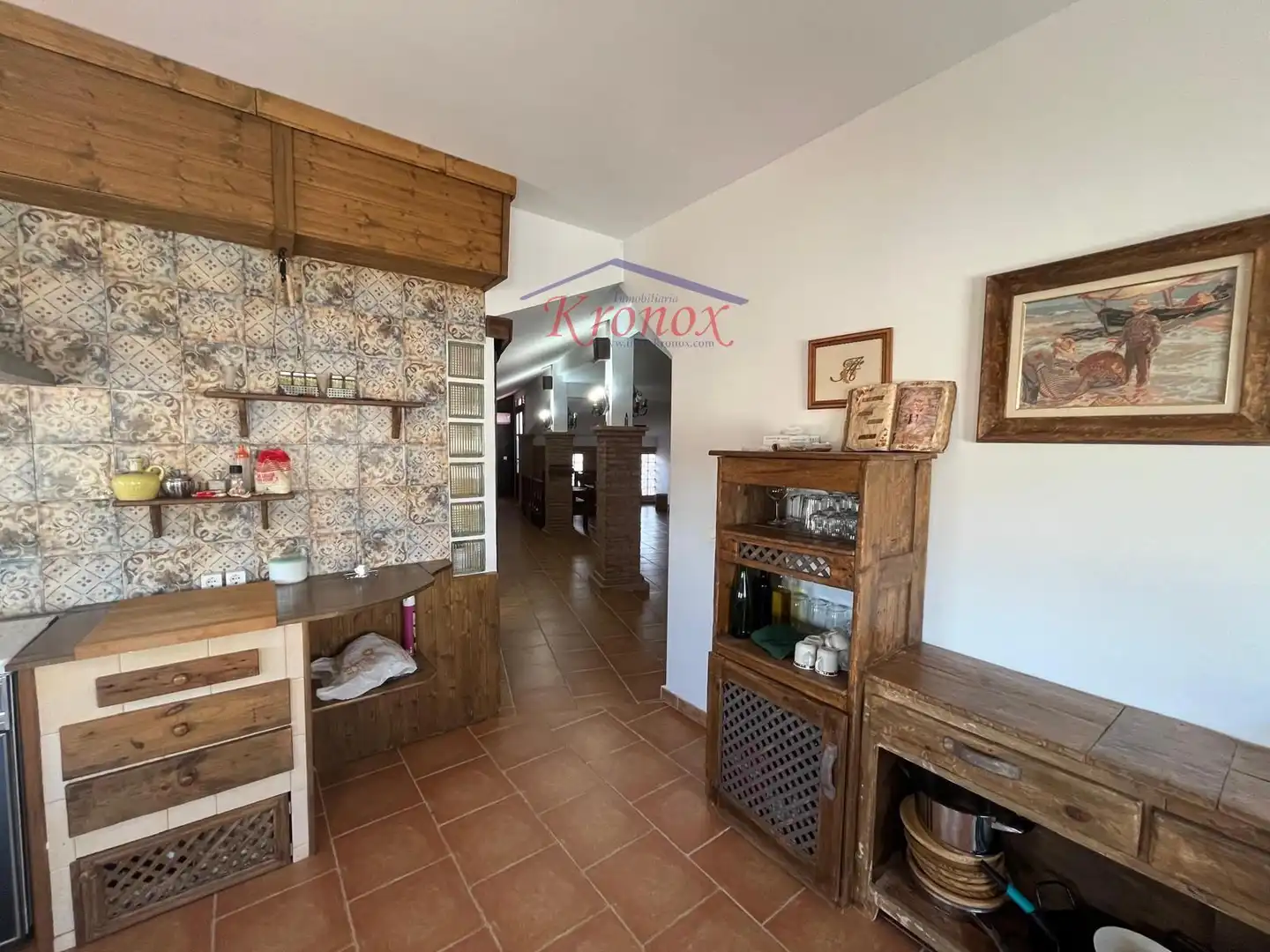 Cuina de Casa o xalet en venda en Villarta de San Juan amb Aire condicionat, Calefacció i Terrassa