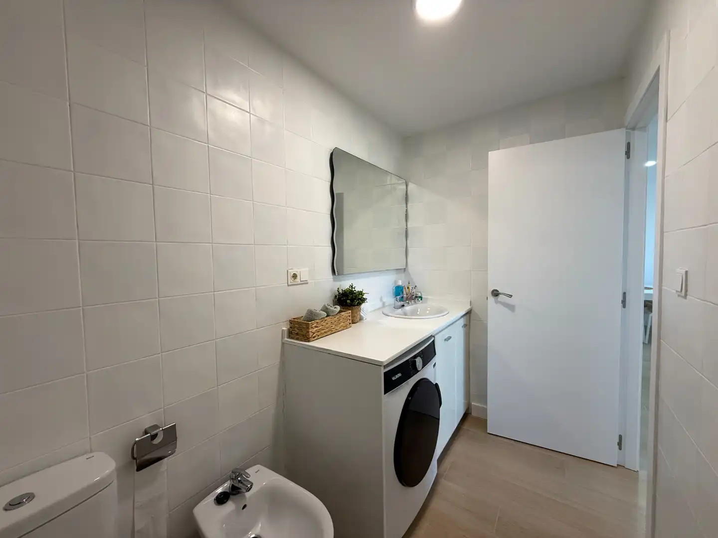 Bany de Apartament de lloguer en Almenara amb Aire condicionat, Calefacció i Terrassa
