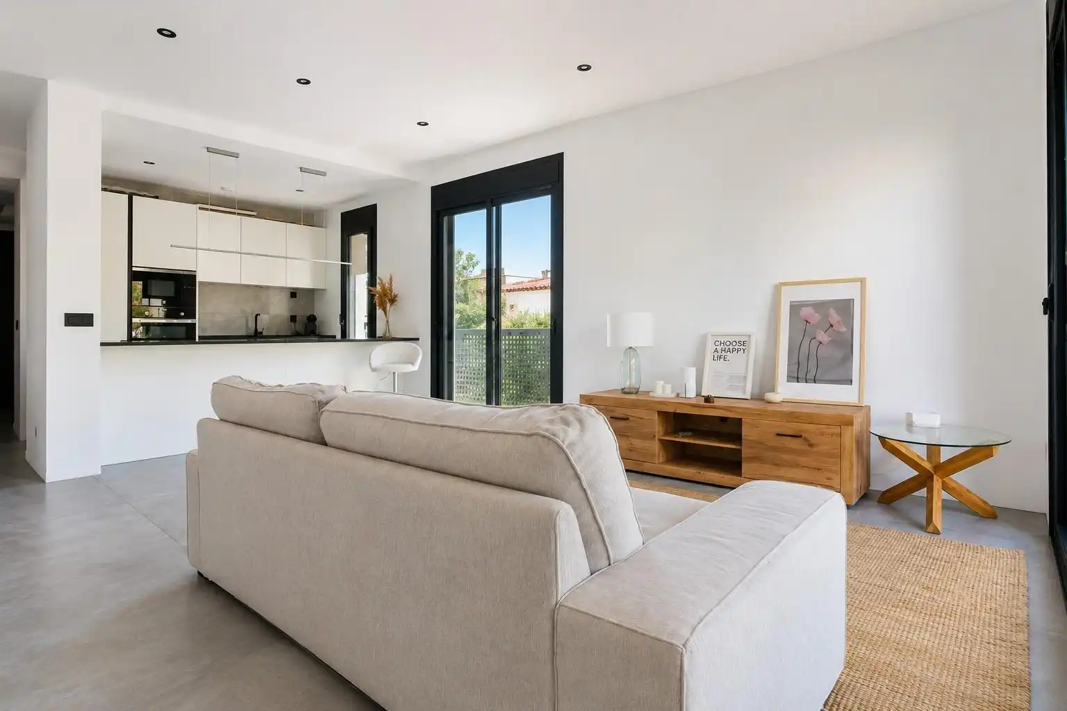 Sala d'estar de Casa o xalet en venda en Alcúdia amb Aire condicionat, Jardí privat i Terrassa