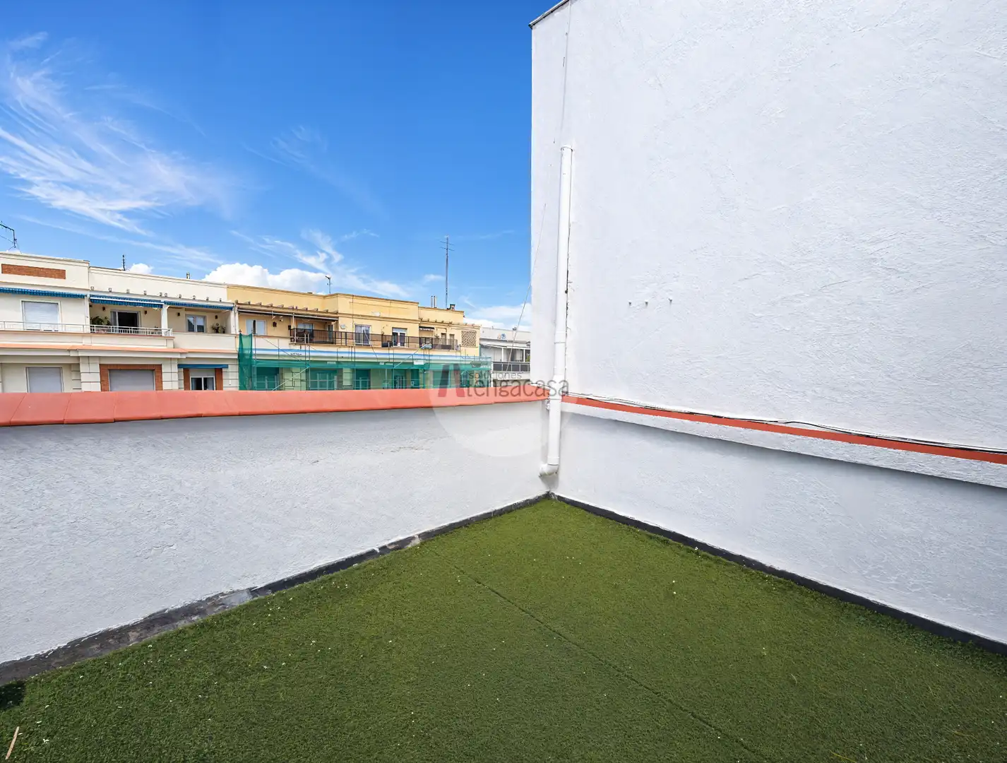 Terrasse von Dachboden zur Miete in  Madrid Capital mit Heizung, Parkett und Terrasse
