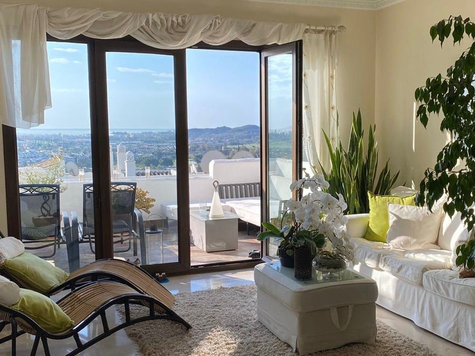 Living room of Attic for sale in Mijas  with Air Conditioner, Heating and Terrace