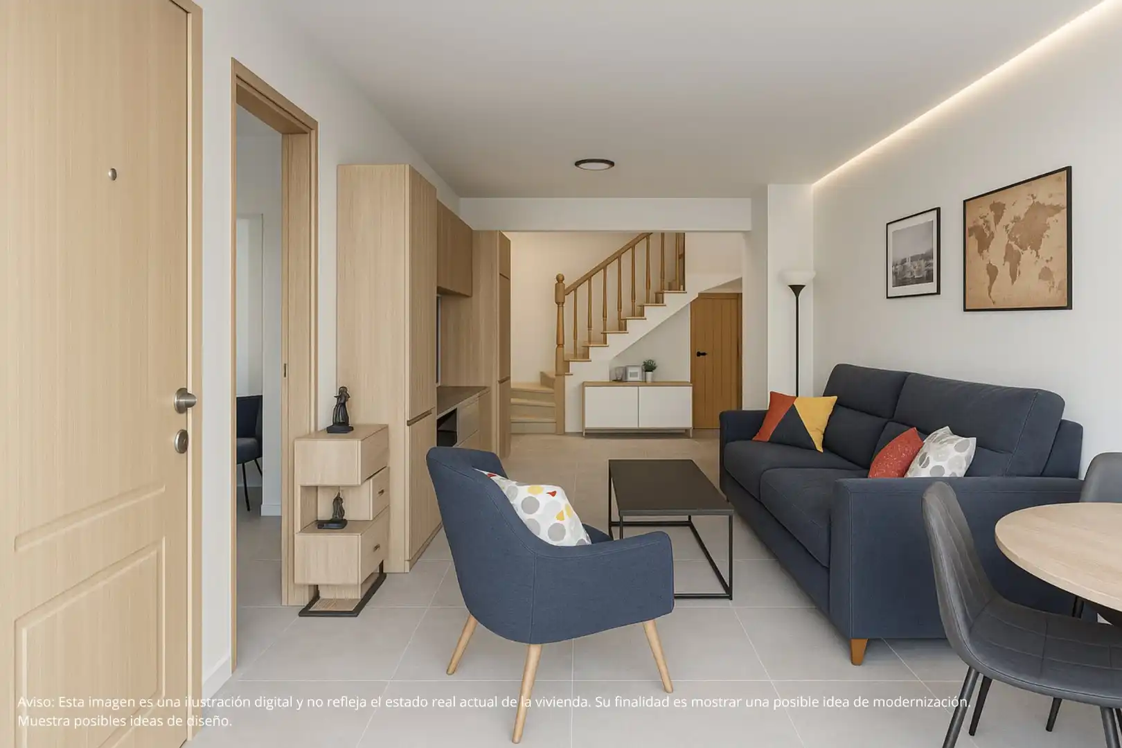 Living room of Houses for sale in Pilar de la Horadada  with Storage room, Furnished and Washing machine