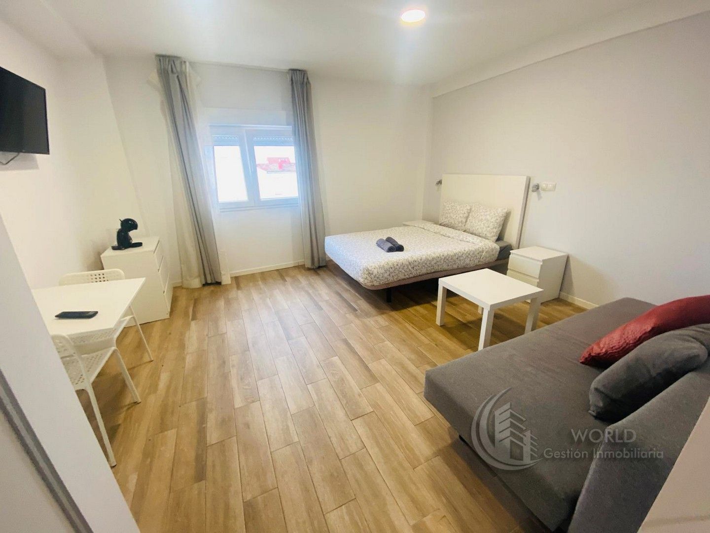 Bedroom of Study to rent in  Madrid Capital  with Air Conditioner, Heating and Furnished