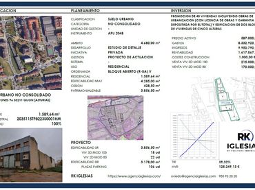 Terrenys i solars en venda a Gijón - AV CAMPONES