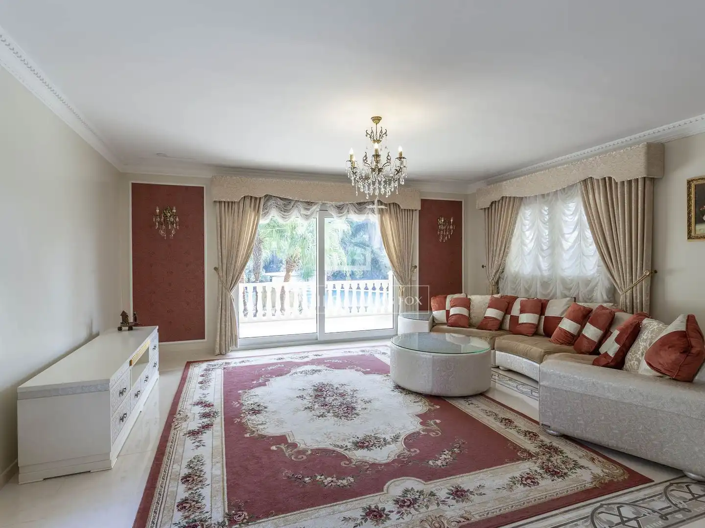 Sala d'estar de Casa o xalet en venda en Rocafort amb Aire condicionat, Calefacció i Jardí privat