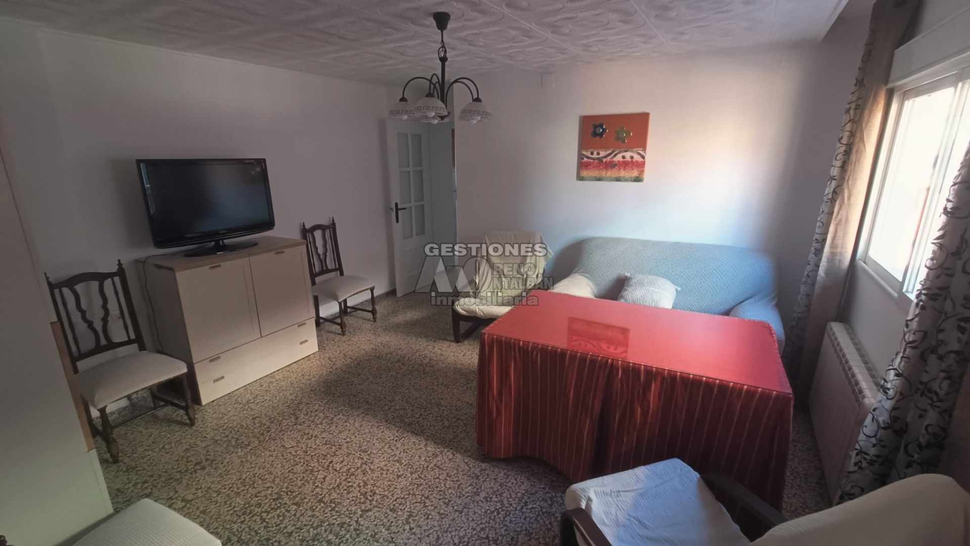 Living room of Flat to rent in  Granada Capital  with Heating, Furnished and Oven