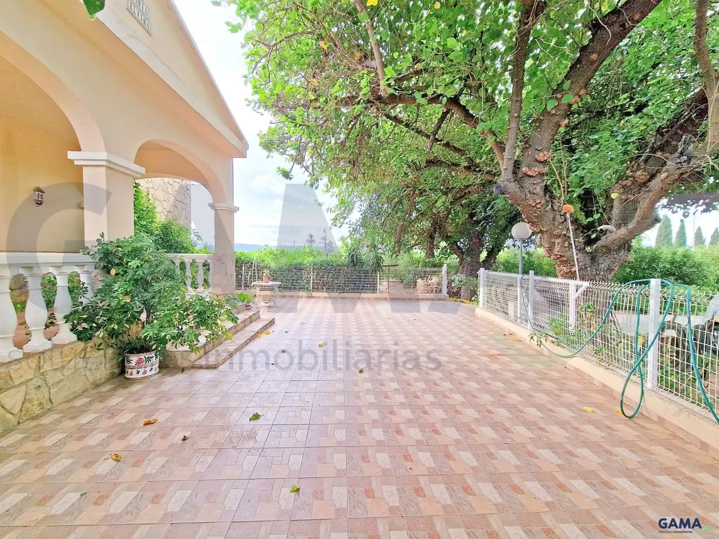 Terraza de Casa o chalet en venta en La Pobla Llarga con Aire acondicionado y Piscina