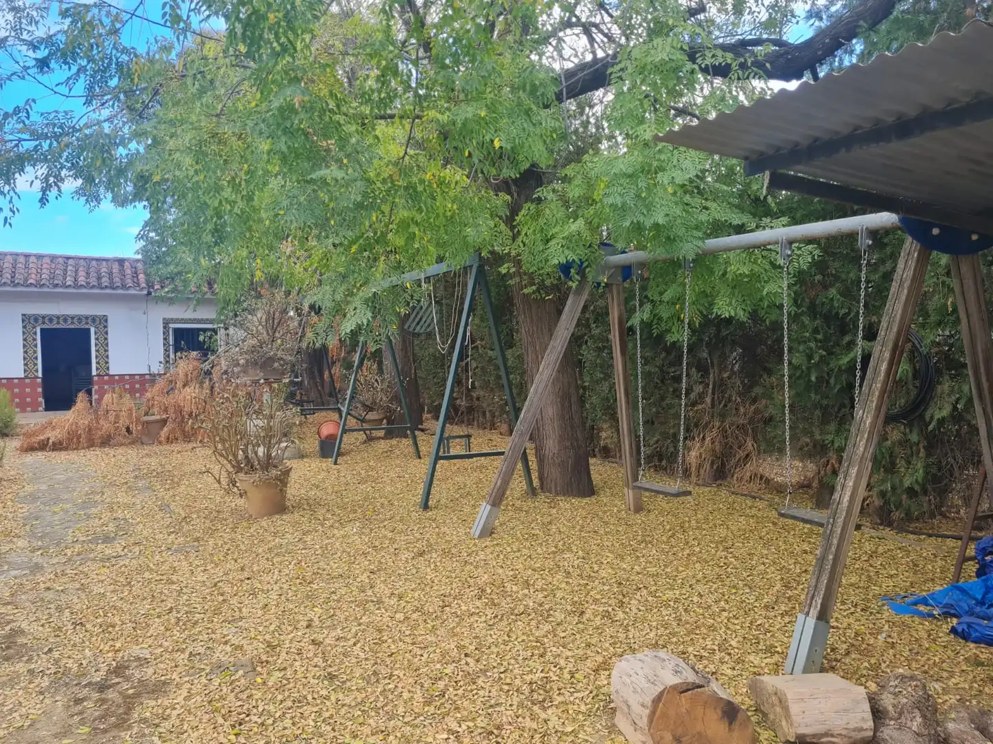 Garten von Country house zum Verkauf in Cantillana mit Privatgarten, Terrasse und Schwimmbad