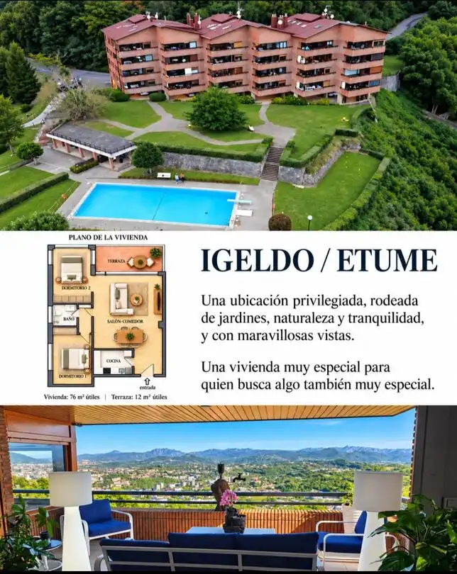 Jardín de Piso en venta en Donostia - San Sebastián  con Calefacción, Jardín privado y Terraza
