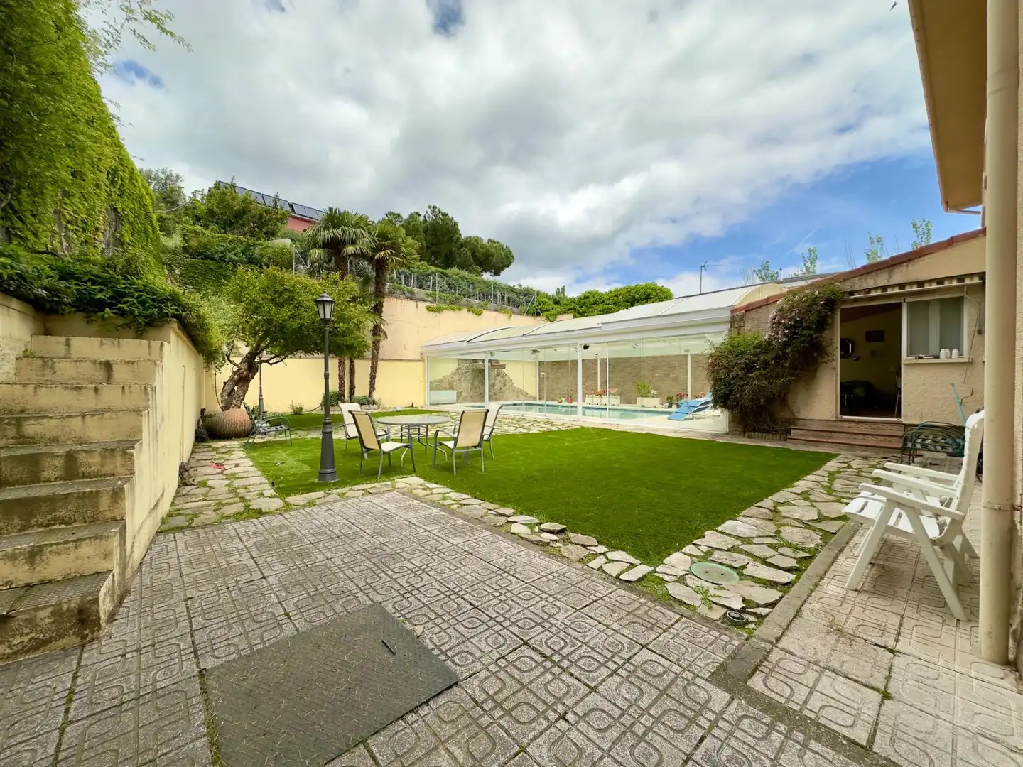 Garden of Houses for sale in San Lorenzo de El Escorial  with Air Conditioner, Private garden and Terrace