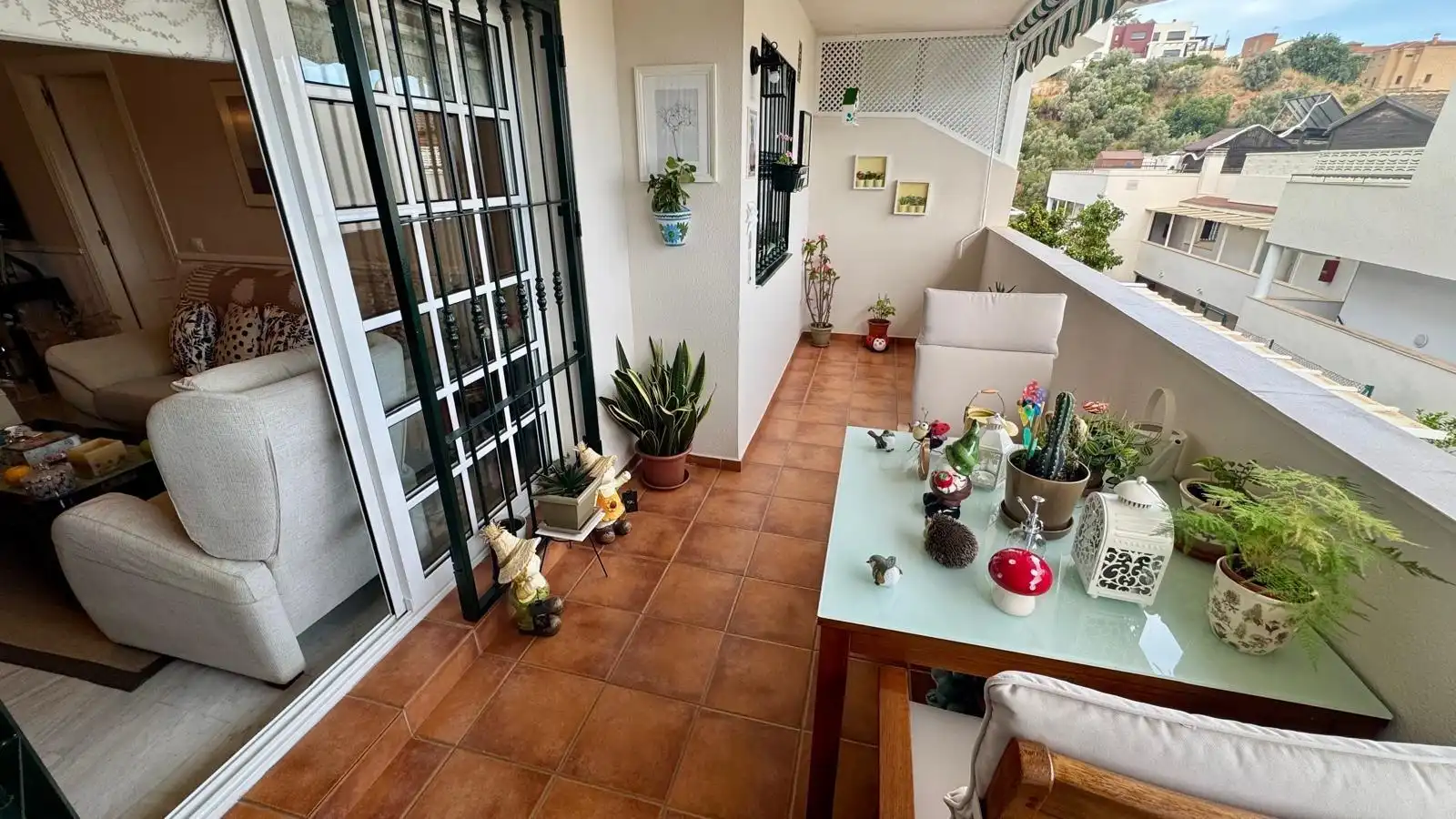 Balcony of Flat for sale in Rincón de la Victoria  with Air Conditioner, Terrace and Community pool