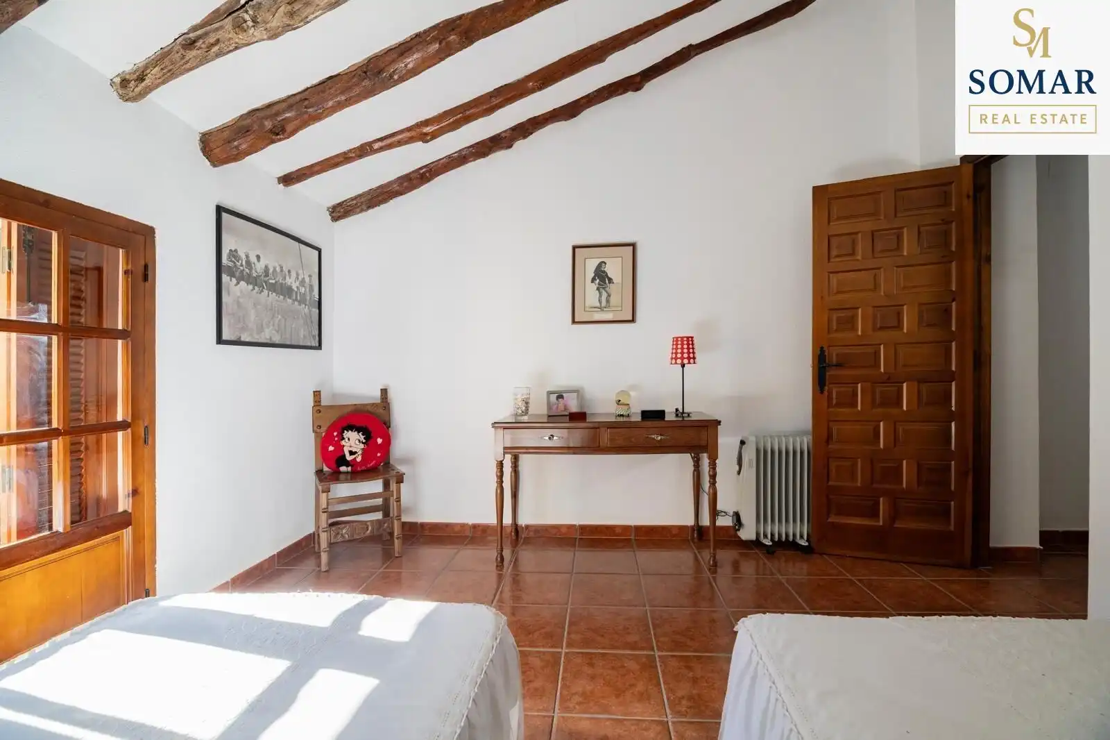 Dormitori de Finca rústica en venda en Mogente / Moixent amb Jardí privat, Terrassa i Piscina