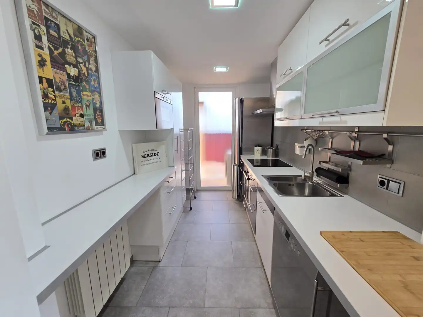 Kitchen of Flat for rent in Vilassar de Mar  with Air Conditioner, Heating and Parquet flooring