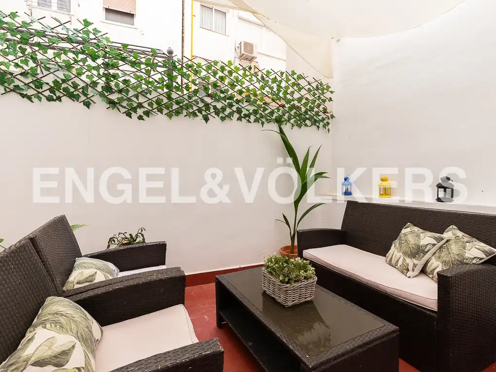 Terrace of Flat for rent in Valencia  with Air Conditioner, Heating and Terrace