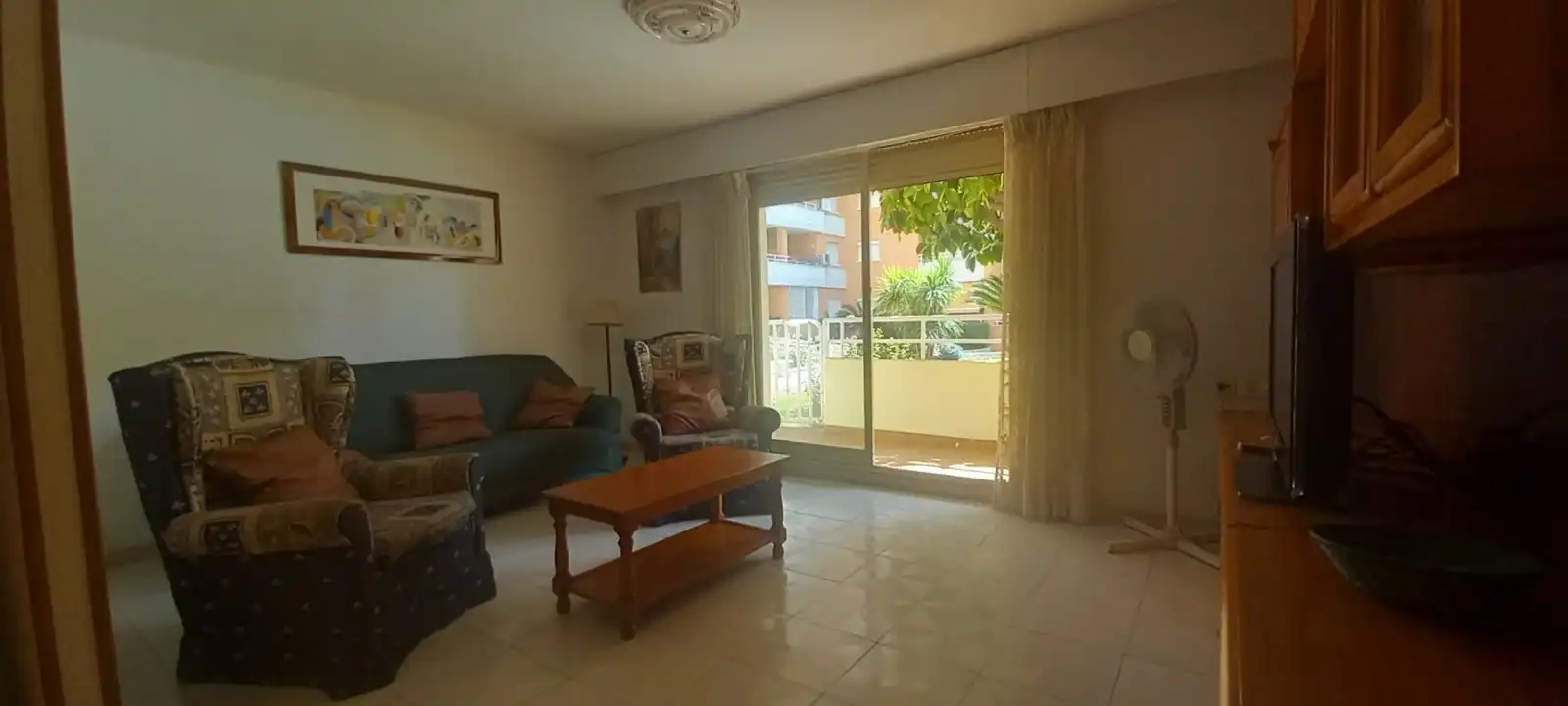 Sala de estar de Casa adosada de alquiler en Gandia con Terraza, Amueblado y Horno
