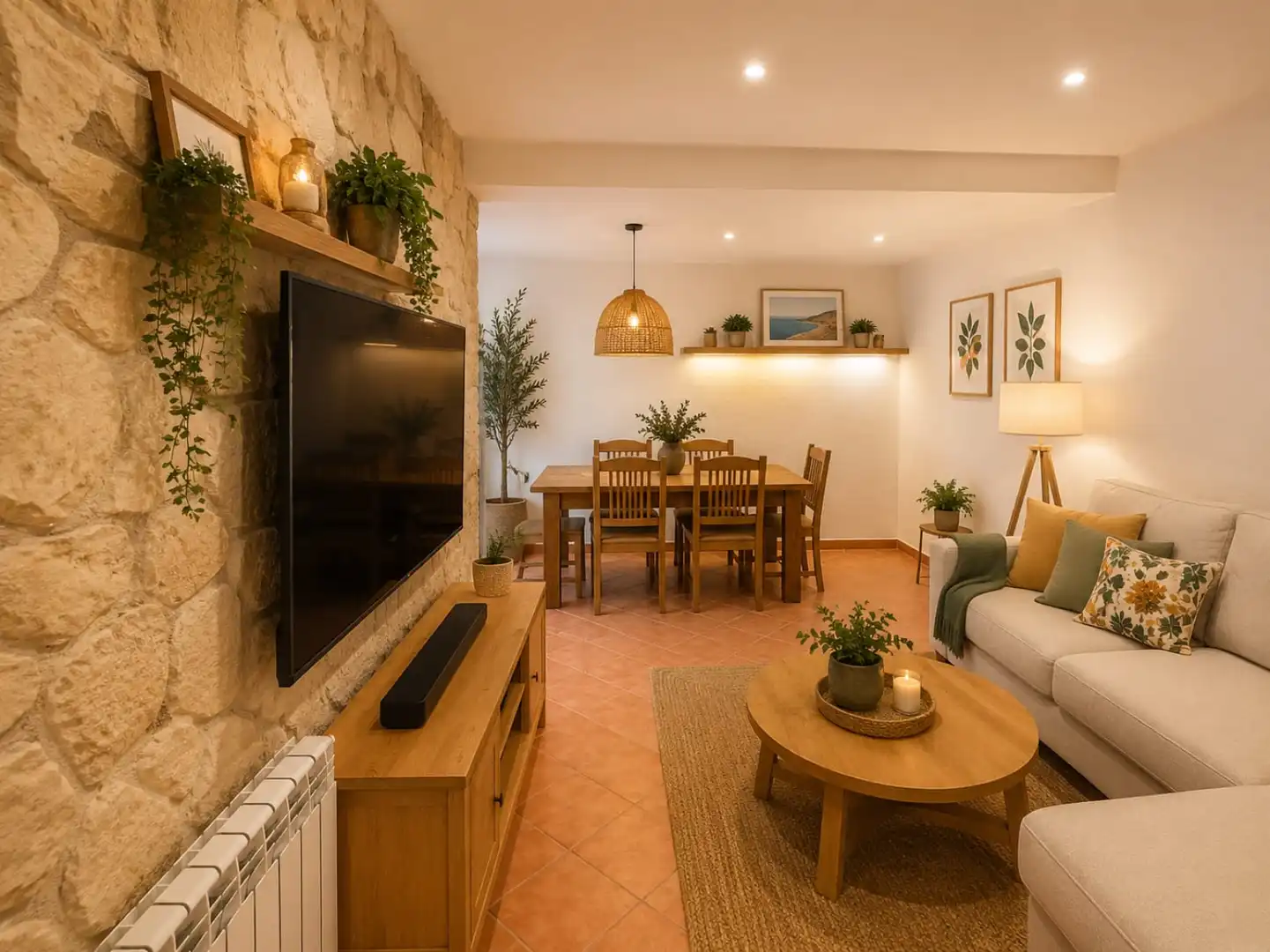 Sala de estar de Piso en venta en  Palma de Mallorca con Calefacción, Jardín privado y Trastero