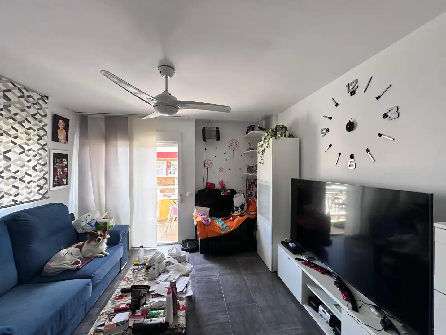 Wohnzimmer von Wohnungen zum Verkauf in Benalmádena mit Klimaanlage, Terrasse und Möbliert