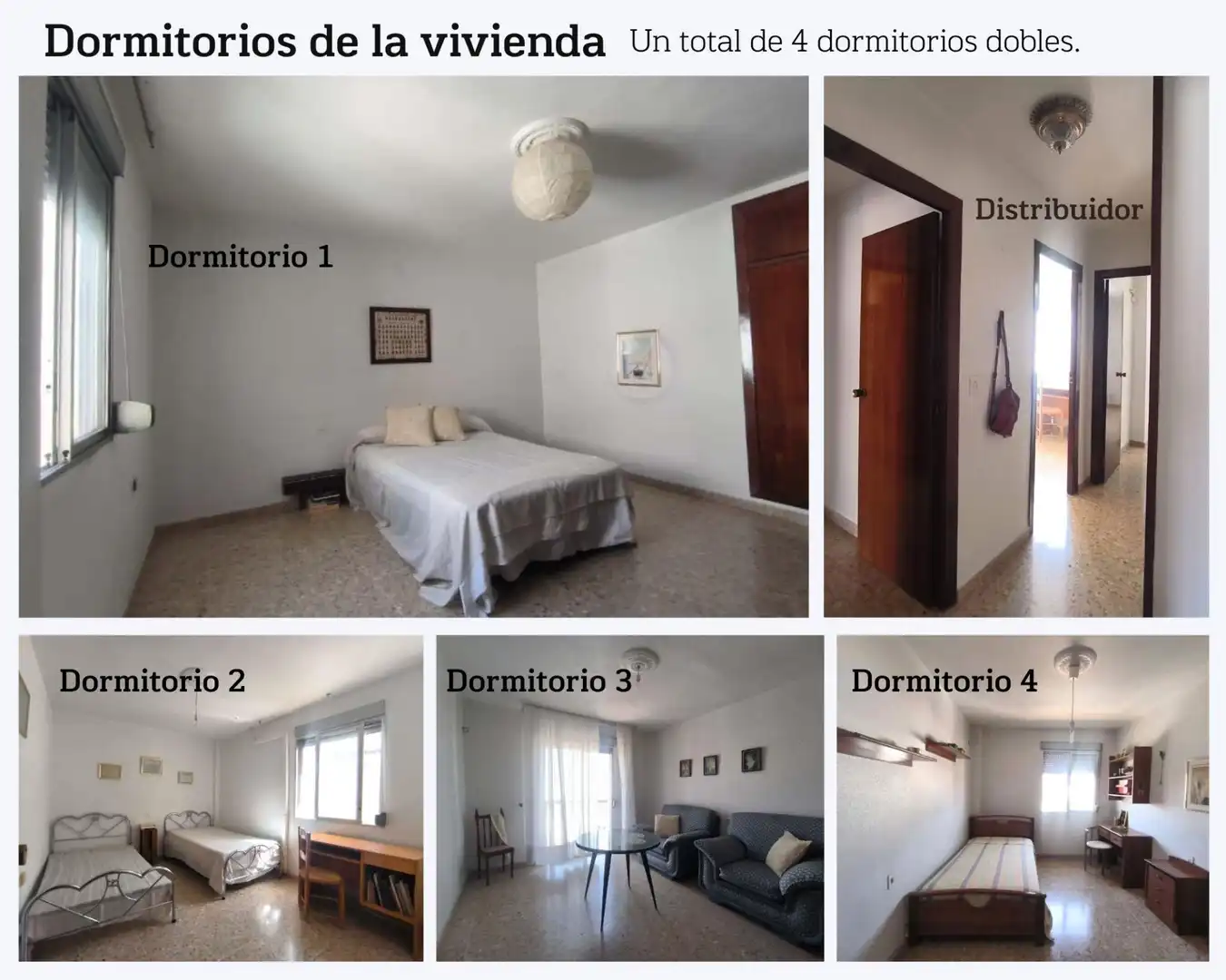 Schlafzimmer von Wohnung zum Verkauf in Mengíbar mit Klimaanlage, Terrasse und Möbliert