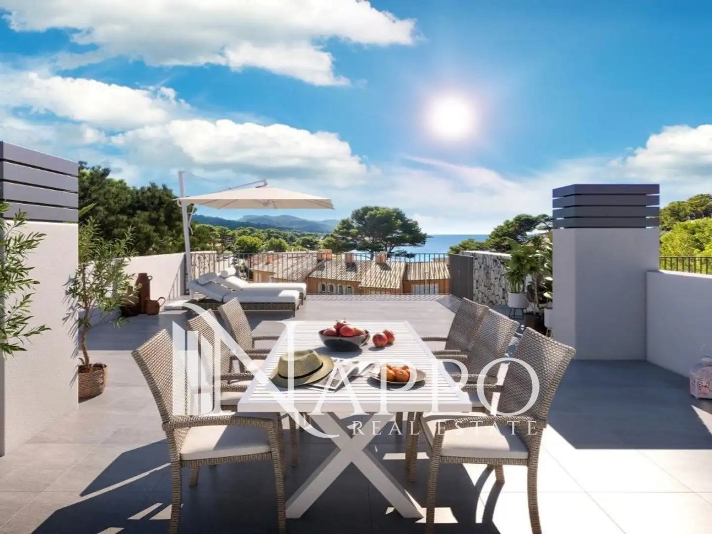 Terrace of Flat for sale in Andratx  with Air Conditioner, Heating and Terrace
