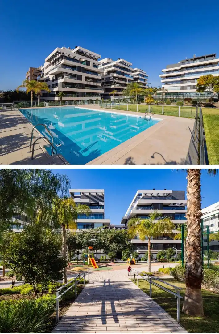 Piscina de Pis en venda en Málaga amb Aire condicionat, Terrassa i Traster