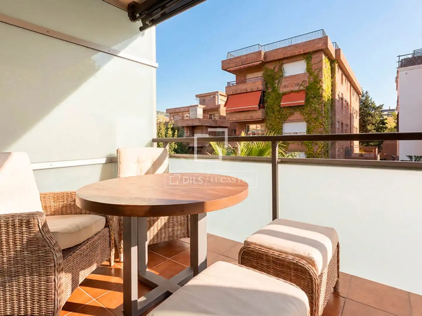 Terraza de Piso de alquiler en Sarrià - Sant Gervasi