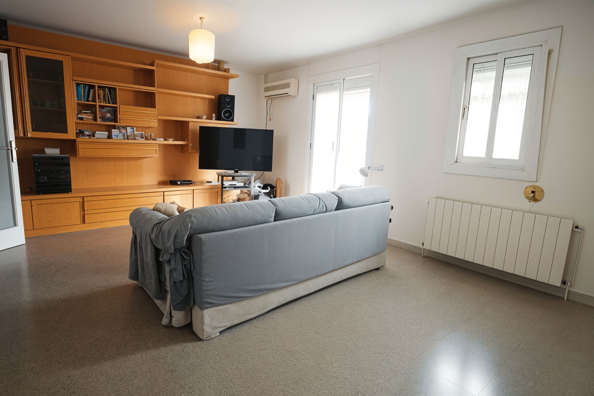 Sala d'estar de Àtic en venda en  Barcelona Capital amb Aire condicionat, Terrassa i Balcó