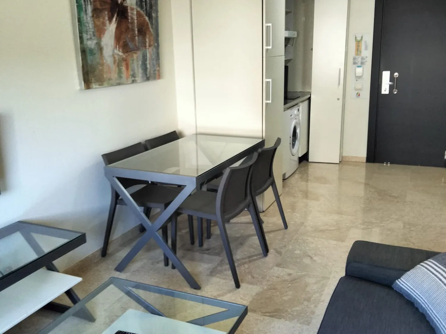 Comedor de Apartamento de alquiler en Bormujos con Aire acondicionado, Calefacción y Amueblado