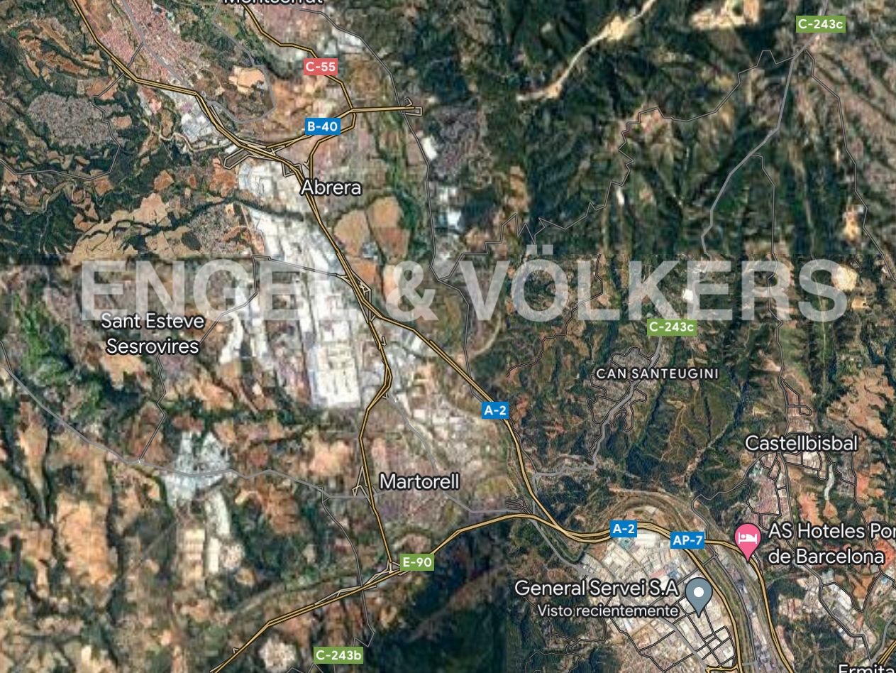 Vista exterior de Terreny industrial en venda en Granollers