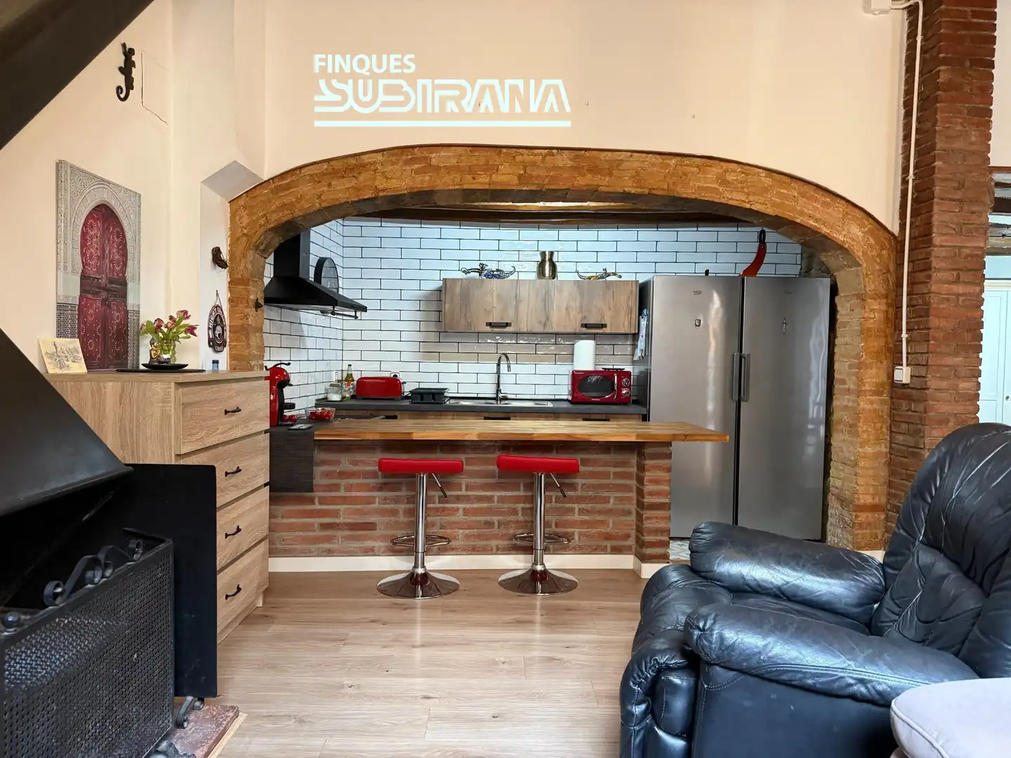 Kitchen of Houses for sale in Sant Martí Sesgueioles  with Heating