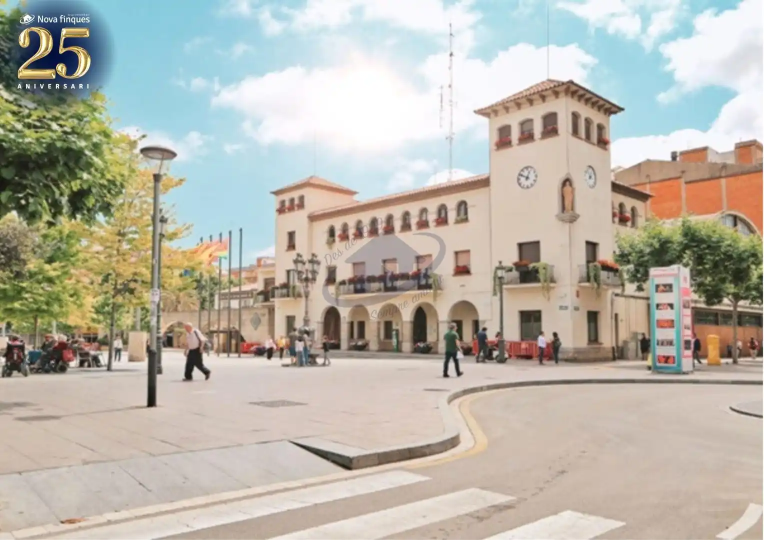 Vista exterior de Àtic en venda en Barberà del Vallès amb Calefacció i Terrassa