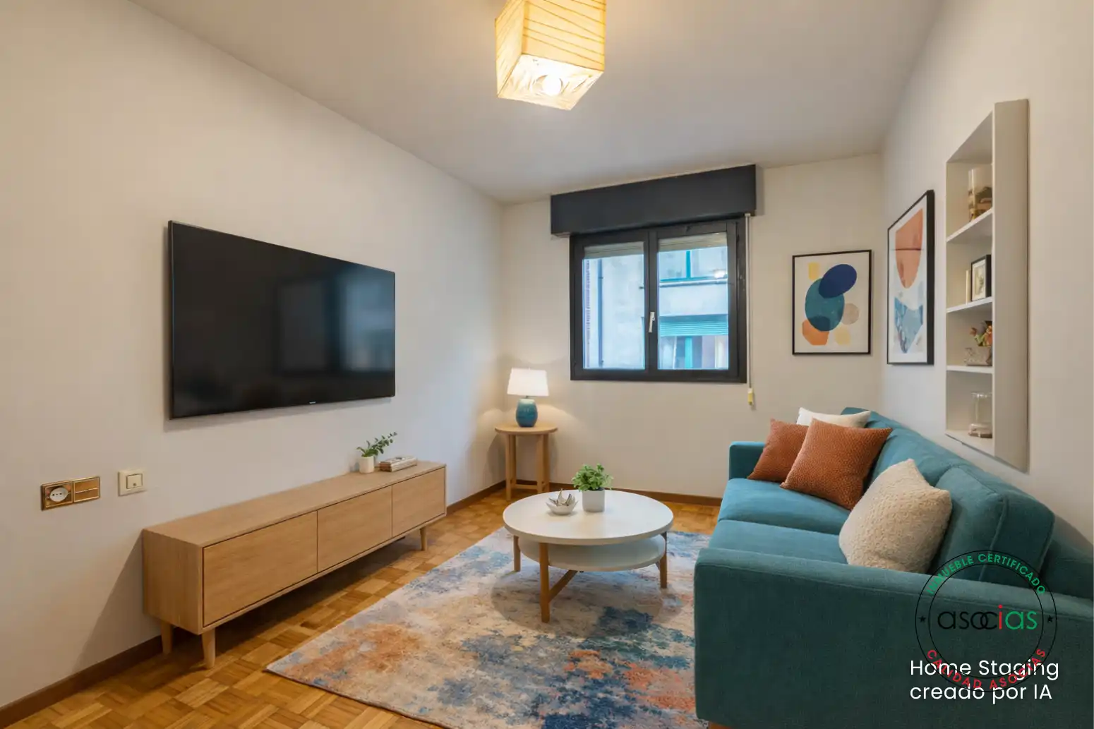 Sala de estar de Piso en venta en Gijón  con Calefacción, Parquet y Trastero