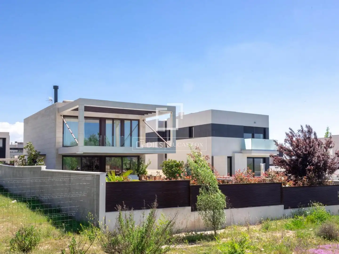 Außenansicht von Country house zur Miete in Majadahonda mit Klimaanlage, Heizung und Privatgarten