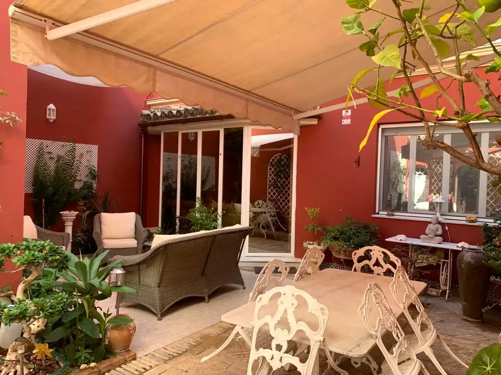 Terrassa de Casa o xalet en venda en El Puerto de Santa María amb Aire condicionat i Jardí privat