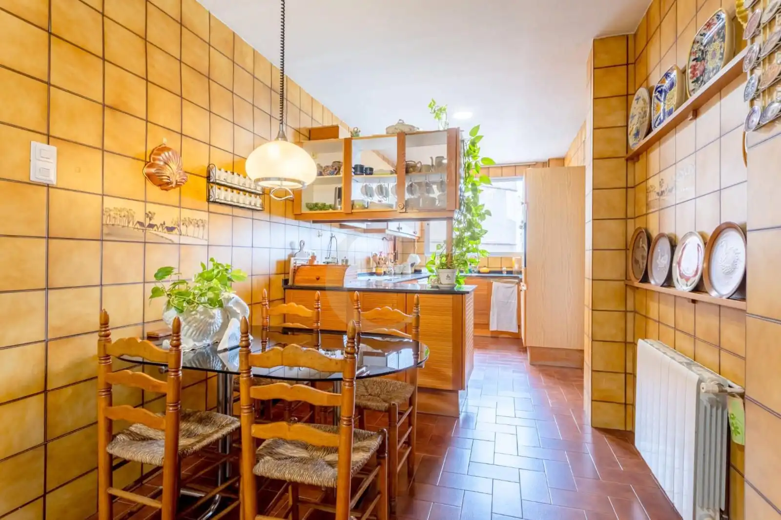 Küche von Wohnung zum Verkauf in Valencia mit Klimaanlage, Terrasse und Abstellraum